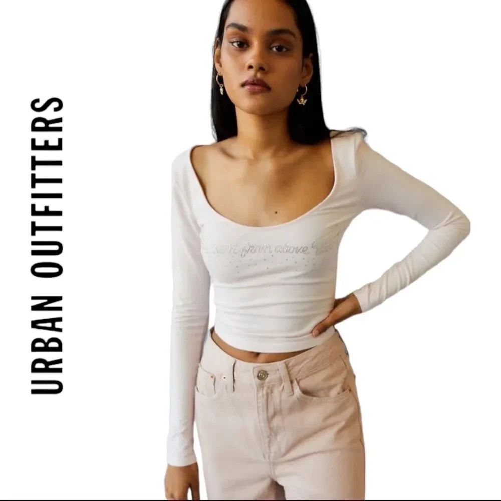 NEW Urban Outfitters UO Sent From Above Pale Pink Top Shirt Tee XL XXL
